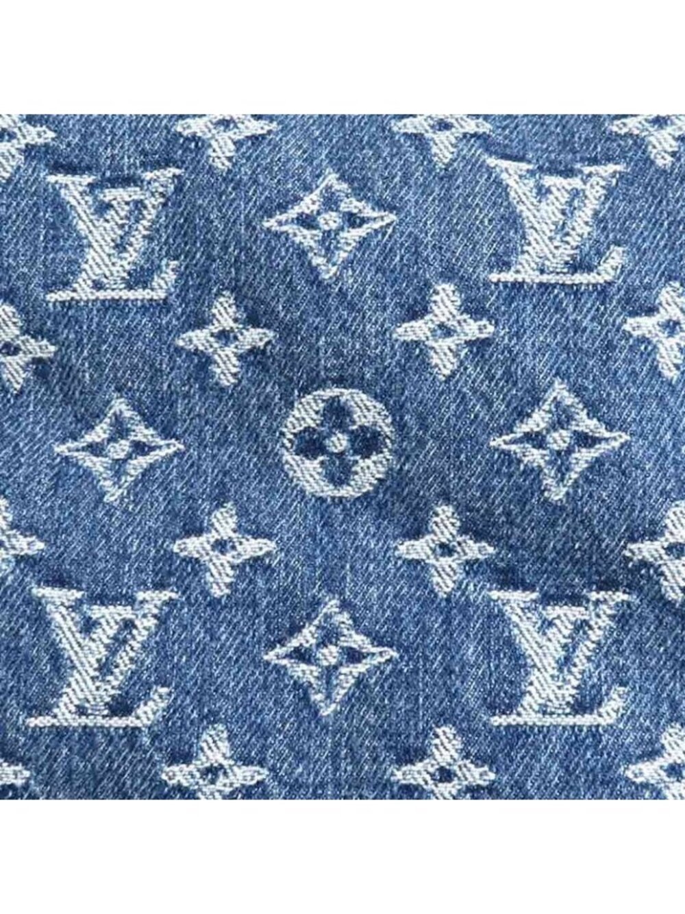 Louis Vuitton Scarf NIGO Collaboration Echarpe Shearling Denim Mp2703 - Picture 3 of 8